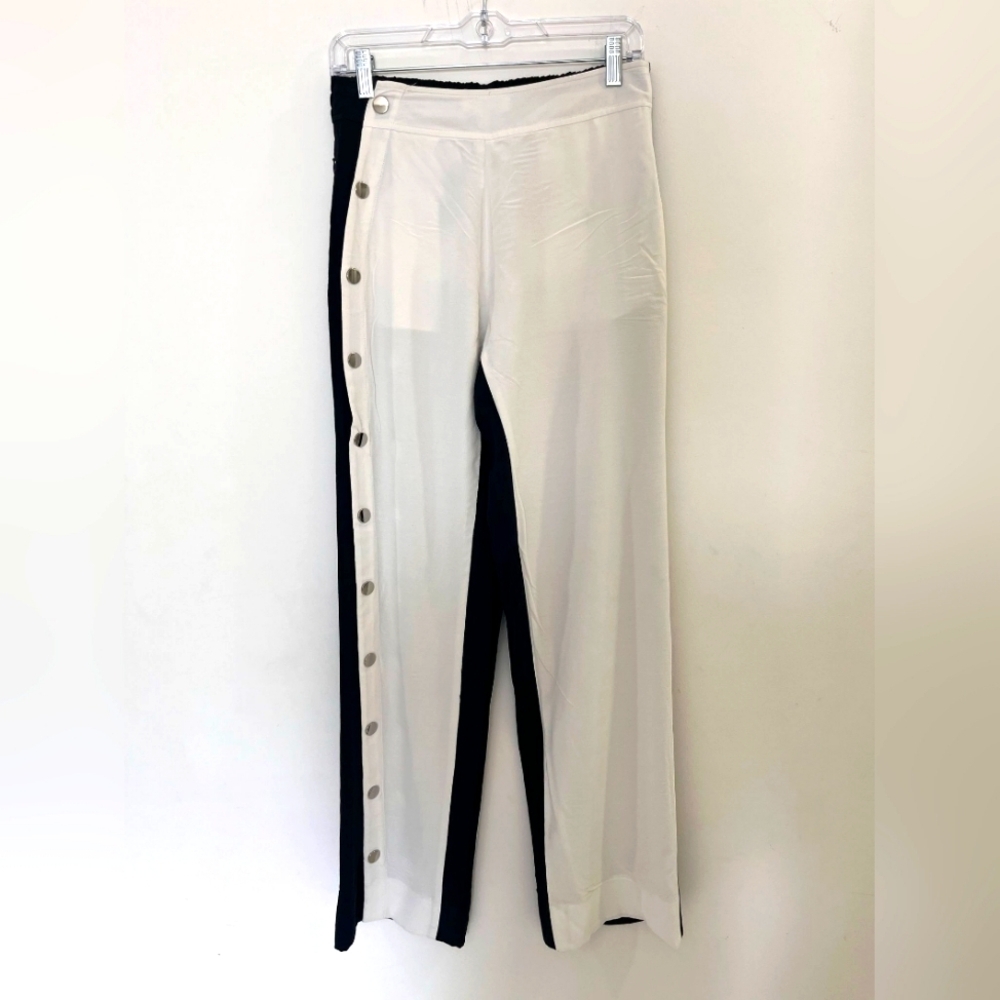 Derek Lam Color Block Track Button Pants 2 - image 2